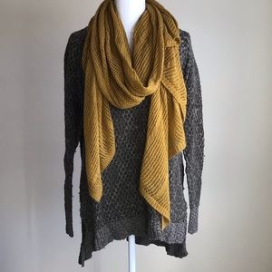 LAST CHANCE FREE PEOPLE Dark Green Fuzzy Sweater